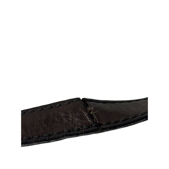 Fossil Brown Leather Crossbody Bag Key Charm Turnlock Clasp 10.5 in X 8.5 in - Picture 7 of 7